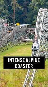 The most intense alpine coaster pov in Germany Bavaria! #mountaincoaster #rollercoaster #pov
