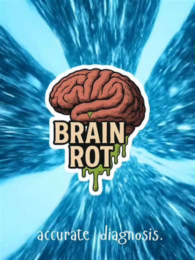 brain rot but make it aesthetic 🧠💀 #AlteredArray #redbubble #sticker #altstyle #brainrot