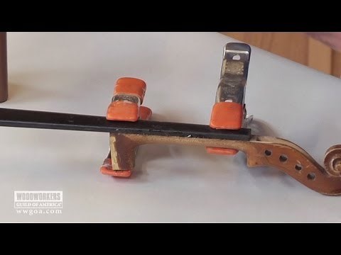 Woodworking Tips: Joinery - Repairing a Finger Board on a Violin