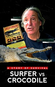 Surfer vs Crocodile: A Story of Survival