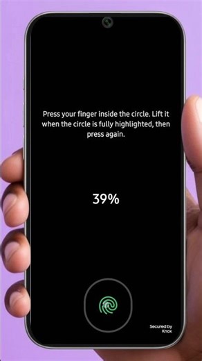 Samsung a35 me fingerprint kaise lagaye / How to set fingerprint on Samsung A35 #trendingshorts