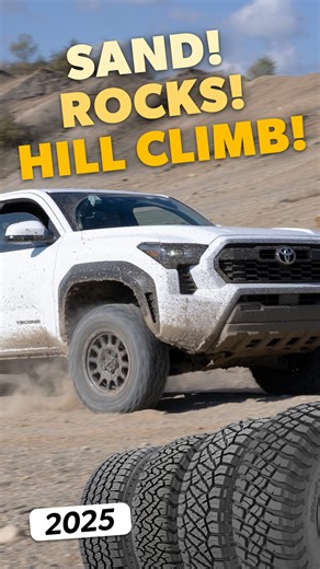 This one’s a Tire Rack first 🚨 We took popular On-Road, Off-Road, and Rugged All-Terrain, as well as Off-Road Max Traction tires, to an off-road driving park to see how these categories compare beyond the pavement. Watch the full video here: https://bit.ly/4q2TQiz | Tire Rack