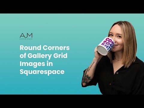 Round Corners of Gallery Grid Images in Squarespace
