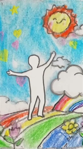 Bright sunny day ⛅ #drawingdaily #drawing #art #creativeart #sunnyday #goodvibes