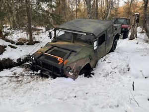 Humvee in Alaska - DOWN - call in the Chopper! Toughest Trail Yet!