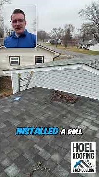 Low Pitch Roof Leak Shingles vs Roll Roofing Explained!