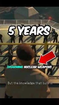 5 years disarms nukes weapon in metal gear
