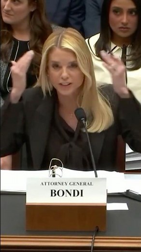 Bondi Pivots From Epstein to Dow in Congressional Hearing