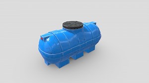 Plastic Water Storage Tank - Buy Royalty Free 3D model by ROH3D