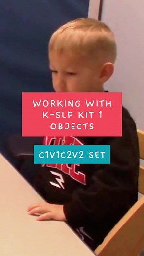 Kaufman Speech to Language Protocol KIT 1 Objects Session