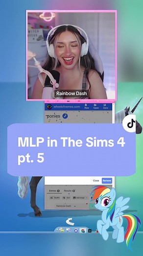 Making Rainbow Dash from My Little Pony in the Sims 4 !! FULL VIDEO ON MY YT CHANNEL RYEUA SIM ! #sims #thesims4 #sims4 #simmer #simtok #horsepack #horseranchexpansionpack #mylittlepony #mylittleponyfriendshipismagic #rainbowdash