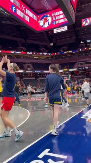 63K views · 287 reactions | Caitlin Clark with an easy corner  in warm ups. | CBS Sports | Facebook