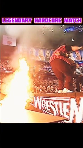 Legendary Hardcore Match Edge vs Mick Foley WM 22 #wwe #wwefan