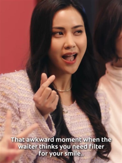 Not the waiter asking if I need a filter... 🖐️😭 Good thing my smile doesn't need one. Get 20x color-correcting power with Colgate Optic White Purple Serum and prep your smile for every single frame. #MyPurpleKDrama #ColgatePurple #PurpleCancelsYellow
