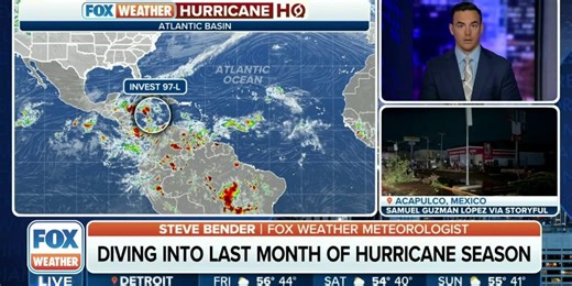 Low development chances for Invest 97L | Latest Weather Clips | FOX Weather