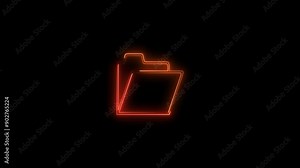 Documents in folder ,Open file folders icon , Businessman presses button file.