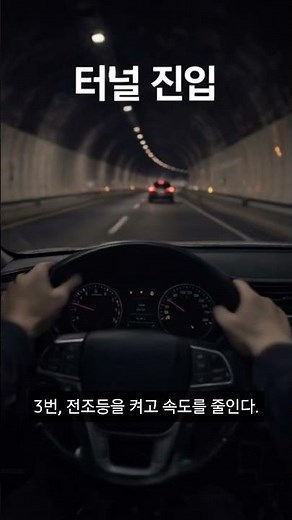🚗 운전면허 필기시험 문제 #6 터널 진입