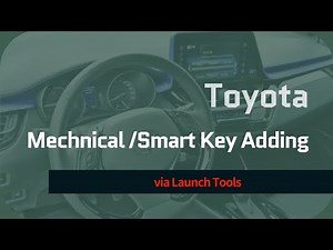 Toyota Key Adding by Launch Tools