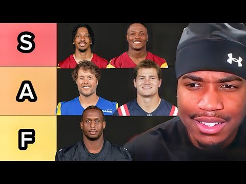 JankyRondo Does a NFL Qb & Wr Tier List!