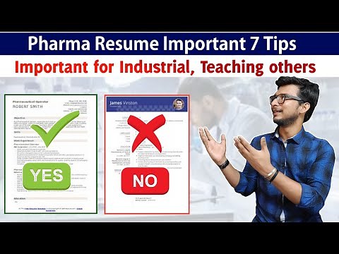 Pharma Resume | pharma resume for freshers | resume for pharma company | pharmacy resume | Resume