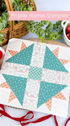 🙌🏻The Prairie Charm block was SEW easy! This is the last block for Month 5 of the Prairie Home Sampler QAL by Lori Holt! How did yours come out?⁠⁠✨️Featuring the Prairie Home Quilt Book by Lori Holt⁠✨️Collections used are Colors and Backgrounds Bee Bundles Limited Edition⁠⁠⁠⁠#BeeLori1 #BeeInMyBonnet #LoriHoltFabric #BeeInMyBonnetCo #LoriHolt #RileyBlakeDesigns ⁠#LoriHoltQuilt #LoriHoltCrossStitch⁠#KimberlyJolly #FatQuarterShop #Sewing #Quilting #QuiltersofTikTok | Fat Quarter Shop