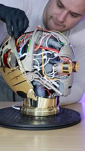 Jake Myers | Unboxing the new C-3PO Droid head. Fully removable outer gold shell to reveal the interior wiring, which configured, you can turn your... | Instagram