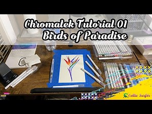 Following the Chromatek Tutorial 01 Bird of Paradise