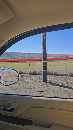 This is the size of a 347 acre, 100 megawatt solar installation. I have been watching this install going in over the months. The system goes up in stages. In the video, you can see the pallets of solar panels waiting to be mounted to the base structure. | Victor Lazzaro