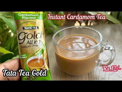 Tata Tea Gold All in 1 Instant Premix Cardamom Flavour | Tata Tea Instant Cardamom Tea Premix Recipe
