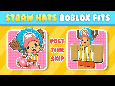 UPDATED One Piece Straw Hats (Post-Timeskip) ROBLOX Outfit Anime Avatar Ideas || With Links