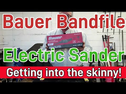 Harbor Freight Bauer 1/2" Band File Sander Review – Power, Precision & Value for DIYers!