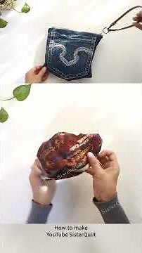 How to make recycled denim bag | sewing | easy | tutorial #bag #diy #handmade