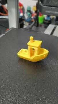 Como foi a emoção da primeira impressão 3D do Samuel na Anycubic Kobra 3 v2 #shorts