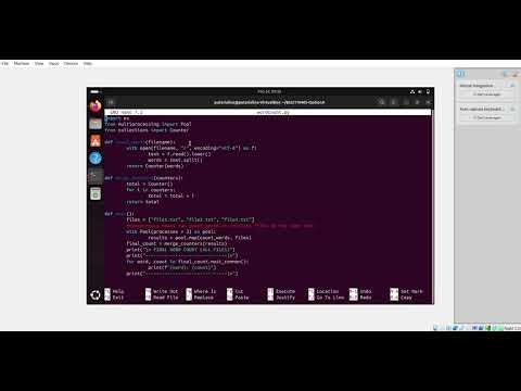 KT44502 DISTRIBUTED SYSTEM - CONCURRENT FUNCTIONAL APPLICATION USING UBUNTU LINUX VM