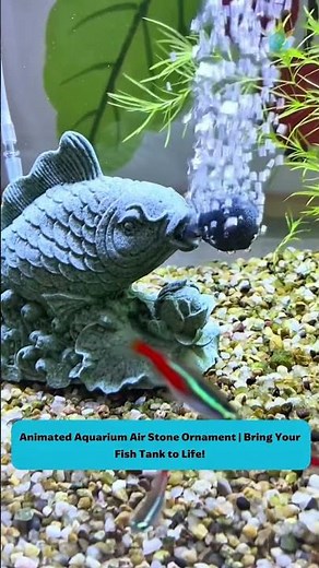 Animated Aquarium Air Stone Ornament | Bring Your Fish Tank to Life! #tools #fishtank