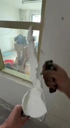 complicated wall plastering process#shorts
