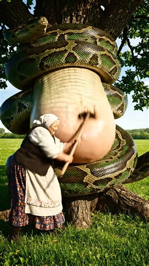 😱 Brave Farmer Fights Giant Snake Egg Sac 🥚 #GiantSnake #FarmLife Witness an astonishing event as a brave farmer takes on a giant snake coiled around a mysterious, massive egg sac. In an unbelievable twist, the farmer cracks open the sac, revealing a surprising rescue. This incredible CGI animation showcases a bizarre farm life encounter with a giant anaconda. What happens next is shocking, as the giant python's secret is exposed. This fantasy animal rescue video is a must-see, blending epic c