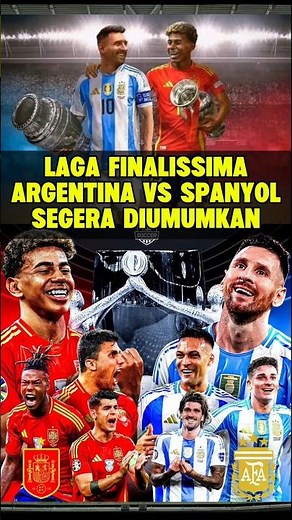 The Finalissima Match between Argentina and Spain will be announced soon by UEFA #argentina #spai...