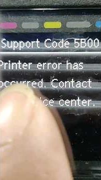 Why Canon printers getting error 5B00? some methods for reset#shorts