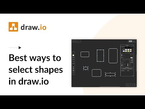 How to select multiple shapes in draw.io diagrams like a pro