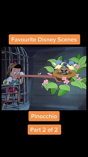 Iconic Disney Scenes: Pinocchio Cartoon Movie