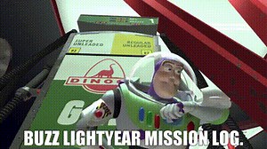 Buzz Lightyear mission log.