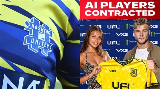 'Keep this crap away from football' - YouTube club Hashtag United torn to shreds after bizarrely announcing double signing of 'AI players' | Goal.com English Oman