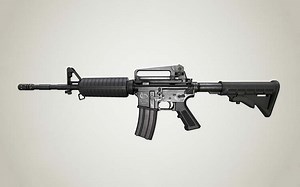 3dmax-M4A1突击步枪模型制作教程。3dmax建模基础教程