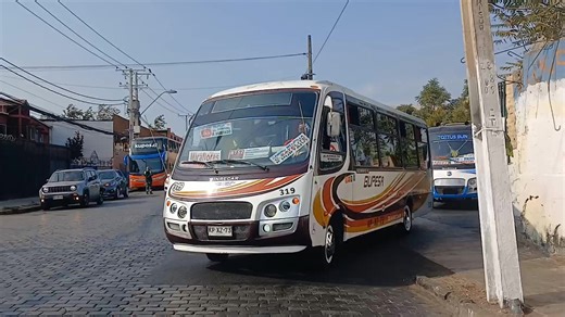 Simplemente y meramente el día de hoy les traigo un 2x1 de Dos Joyitas de Dos distintas empresas... En el día de hoy nuevamente les traigo una 3era toma hacía la 319 de Buses Peñaflor Santiago. Mayormente conocida cómo Bupesa, la cuál es la joyita de los tíos @huasito paredes y @cristo, el cuál actualmente anda en su nueva joyita, la 349. En está ocasión Realizando el Servicio R752, En Dirección a Miraflores, Localidad la cuál toma ubicación en la Comuna de Peñaflor, Región Metropolitana. Y tamb