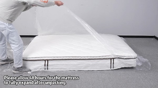 Watch how to unpack the mattress on Amazon Live