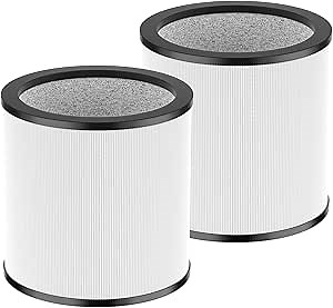 Upgraded TP01 Filter Replacement Compatible with Dyson Tower Purifier Pure Cool Link TP01, TP02, TP03, AM11, BP01 Models, Compare to Part # 968126-03, 2 Pack