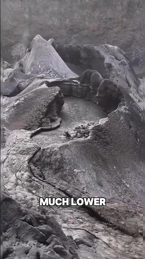 Why Does This Volcano Produce Black Lava? 🌋⚫ #Shorts