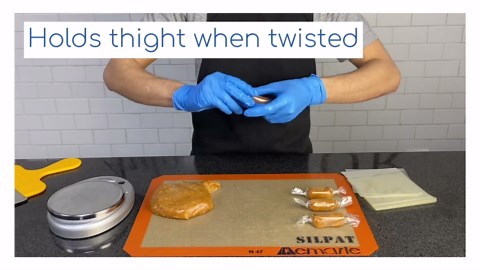 Clear Candy Wrappers for Caramels (300 Pcs 5 x 5 inches) - Natural Clear Cellophane Wrapper - Candy Wrapping Paper for Caramel, Chocolate, Nougat, and Lollipops