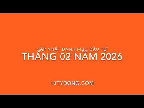 Danh mục đầu tư tháng 02 năm 2026 | Chứng khoán, Chứng chỉ quỹ, Crypto, Tiết kiệm
